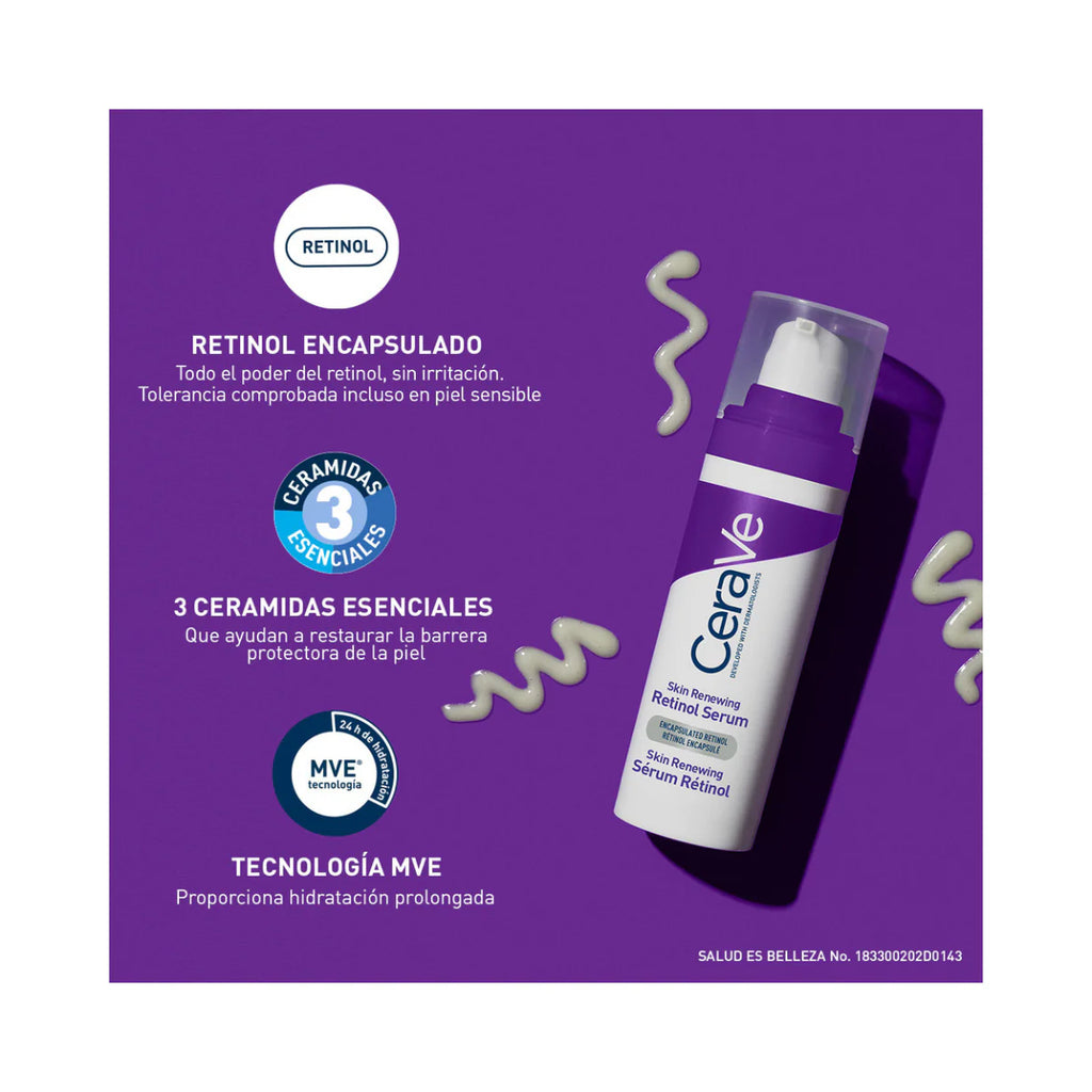 CERAVE- SKIN RENEWING SERUM RETINOL 30ML