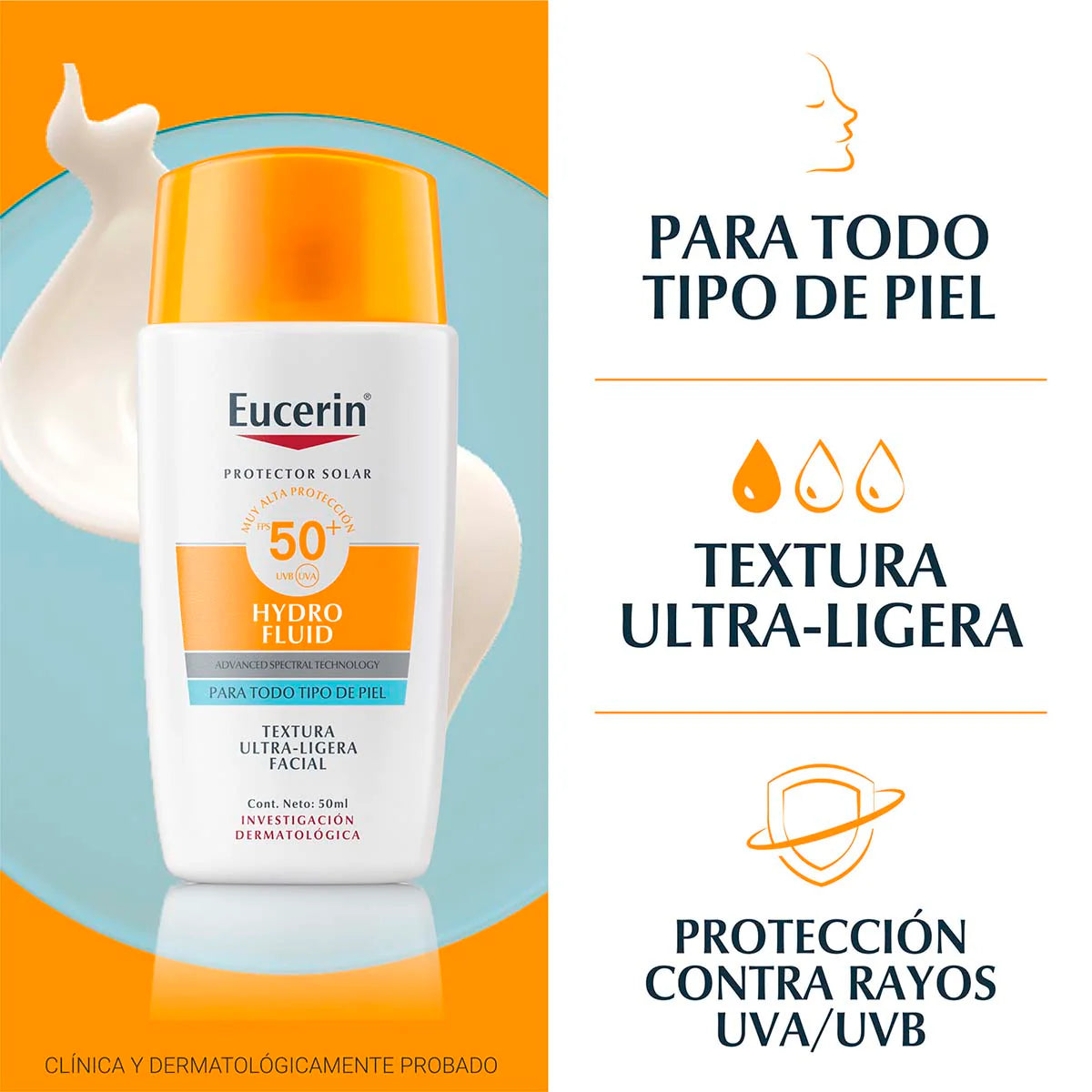 EUCERIN- FPS 50 HYDRO FLUID