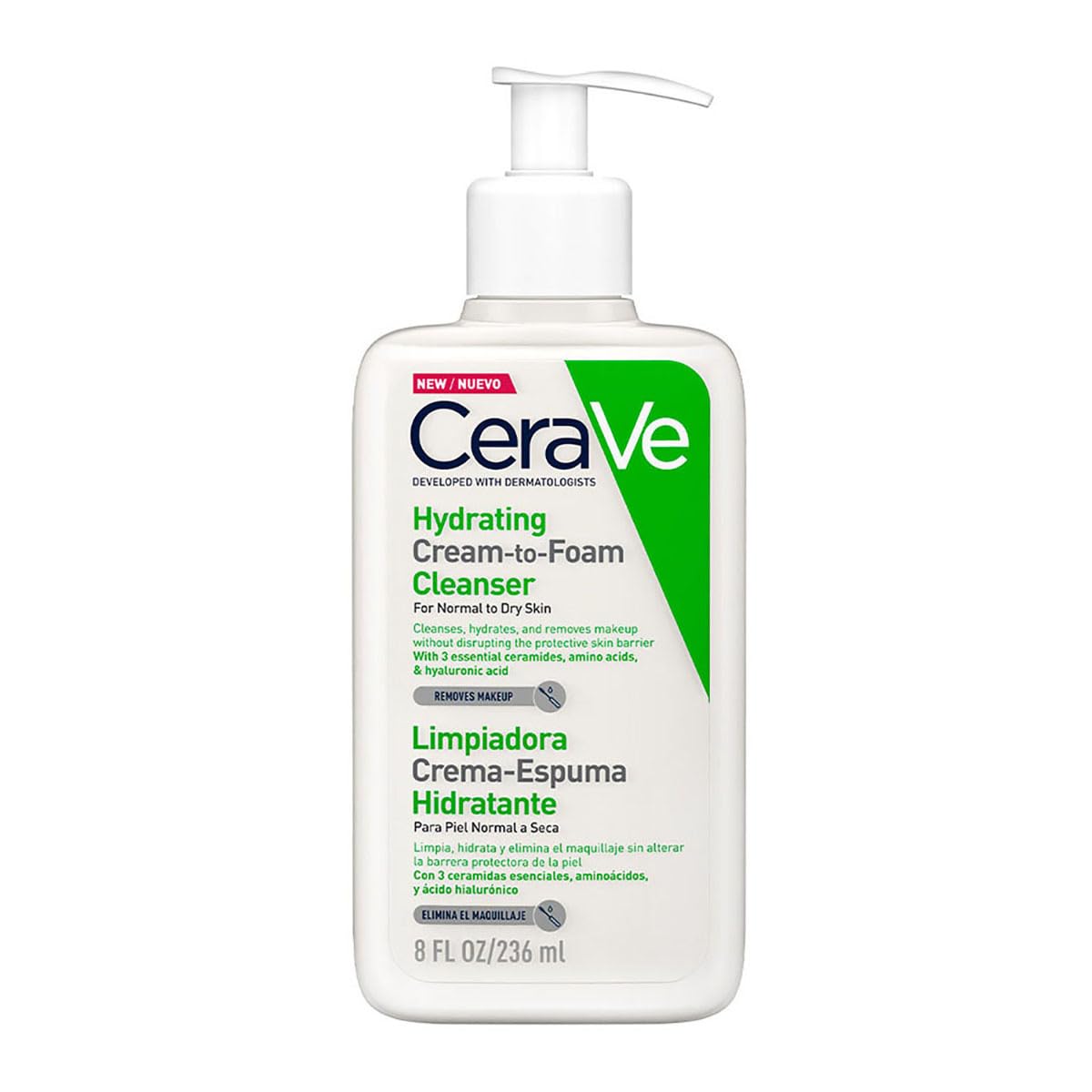 CERAVE- LIMPIADOR CREMA ESPUMA HIDRATANTE
