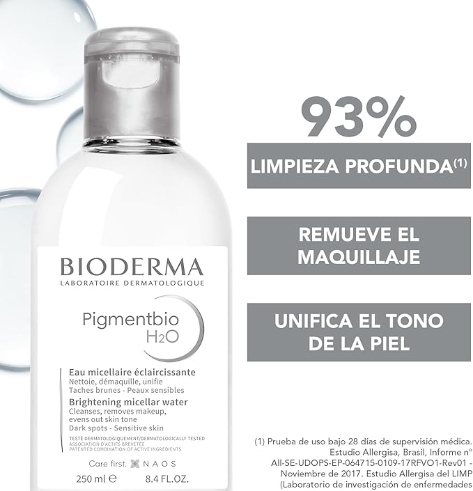 BIODERMA- PIGMENTBIO H2O AGUA MICELAR 250ML