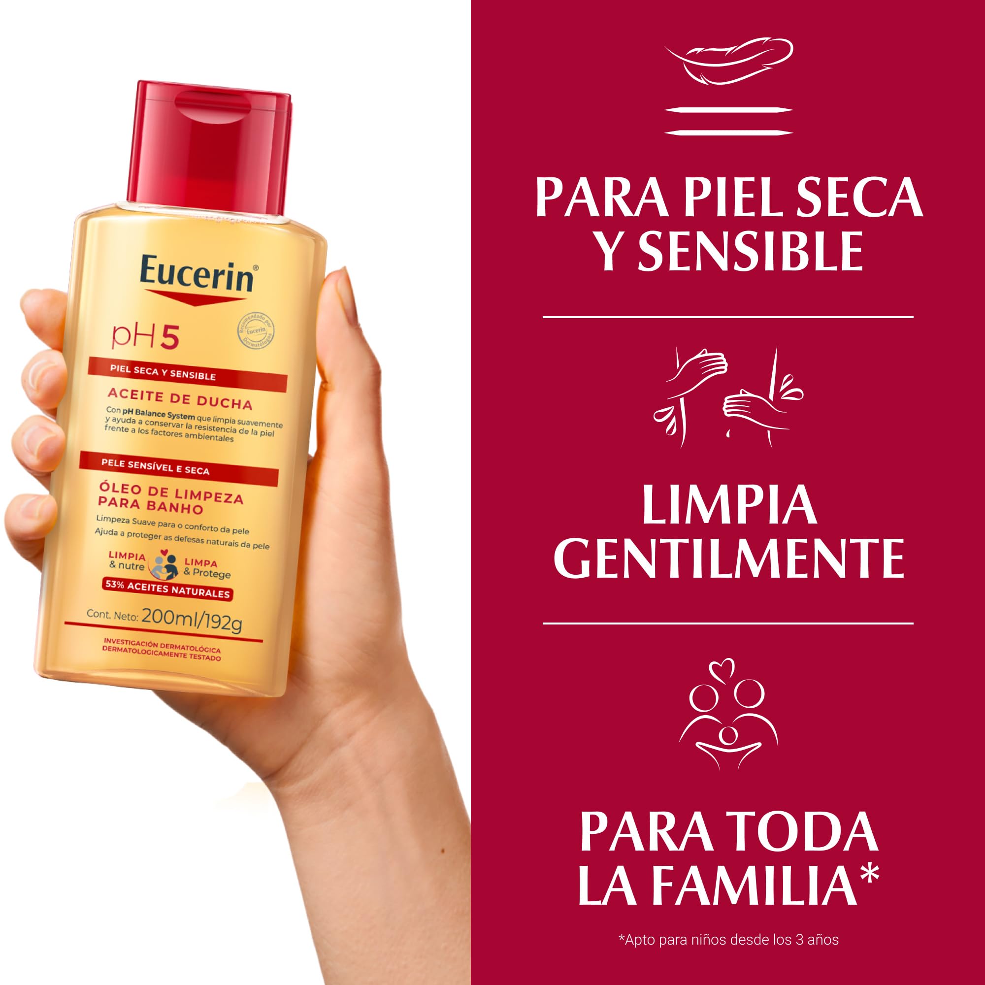 EUCERIN- PH5 ACEITE DE DUCHA