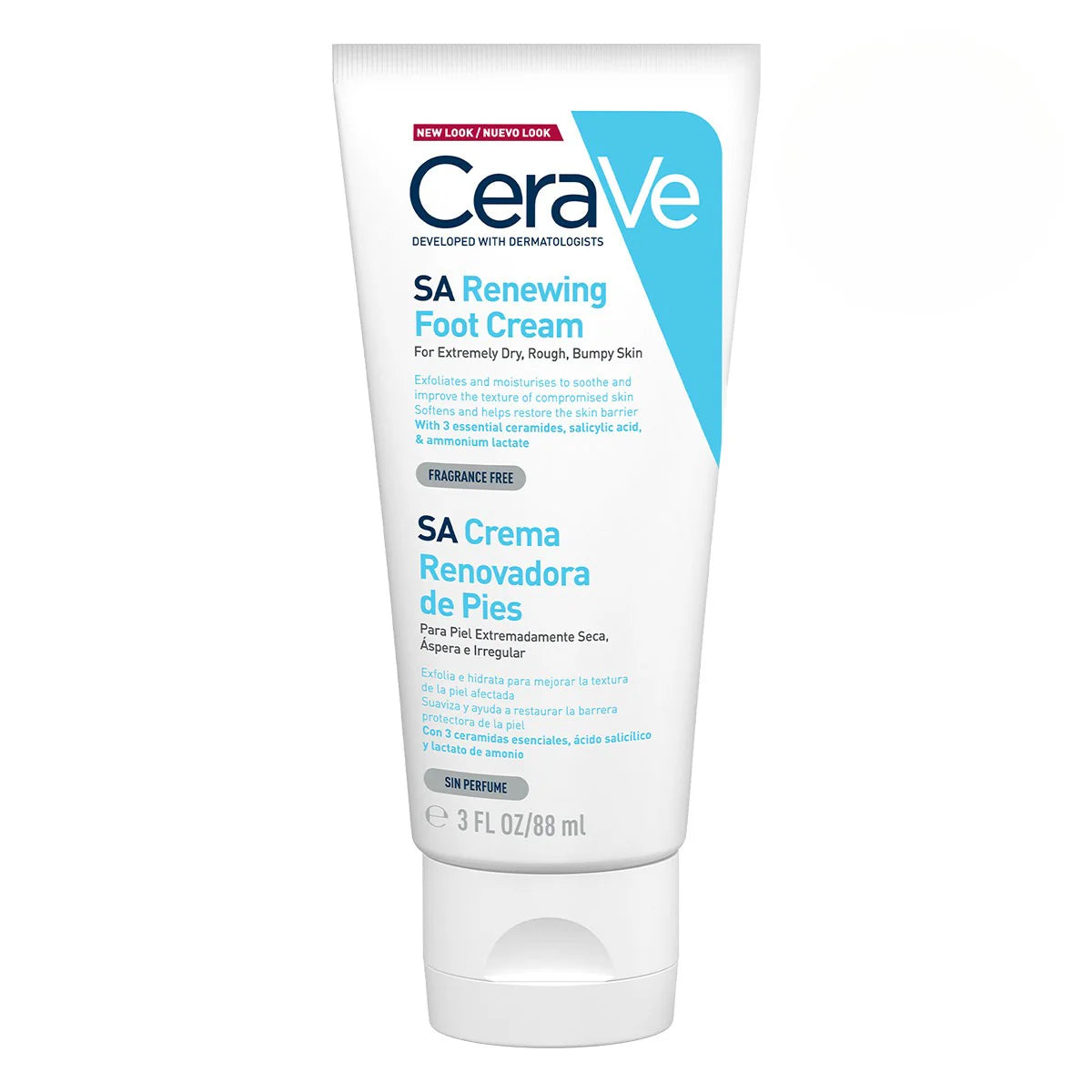 CERAVE- SA CREMA RENOVADORA PIES 88ML