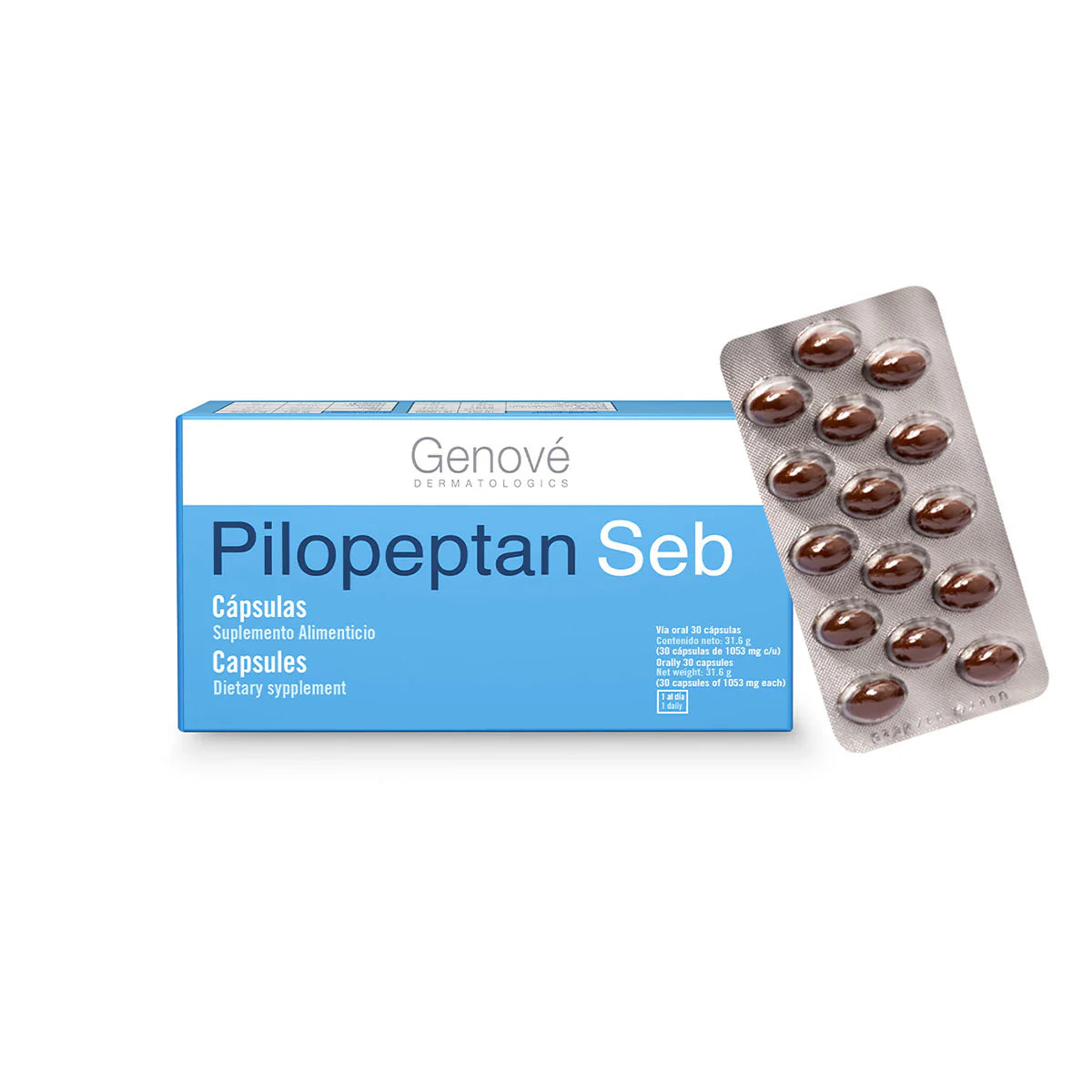 GEN- PILOPEPTAN SEB SUPLEMENTO 30CAP