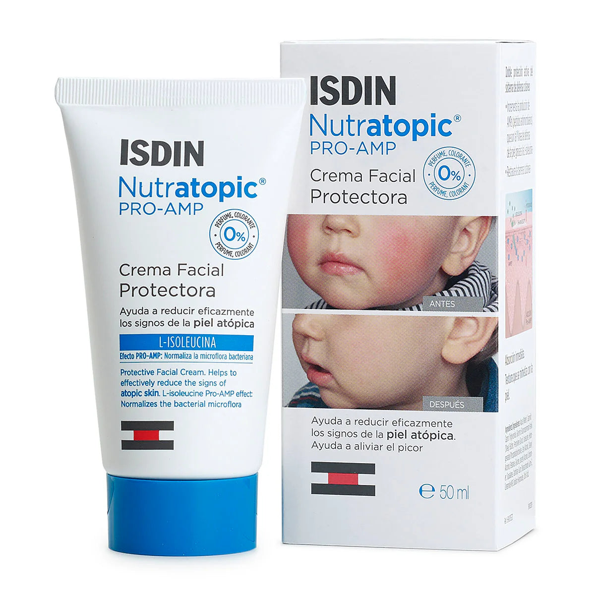 ISDIN- NUTRATOPIC PRO-AMP CREMA FACIAL PROTECTORA 50ML
