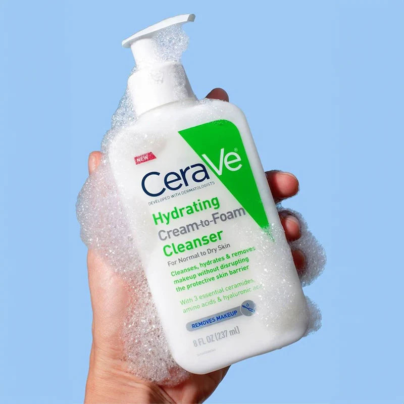 CERAVE- LIMPIADOR CREMA ESPUMA HIDRATANTE
