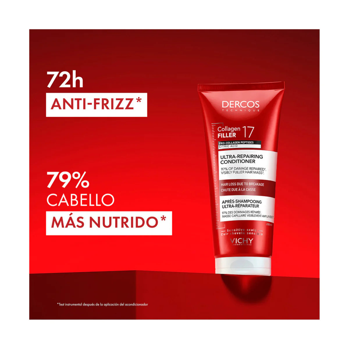 VICHY- DERCOS COLLAGEN FILLER 17 ACONDICIONADOR REPARADOR 200ML