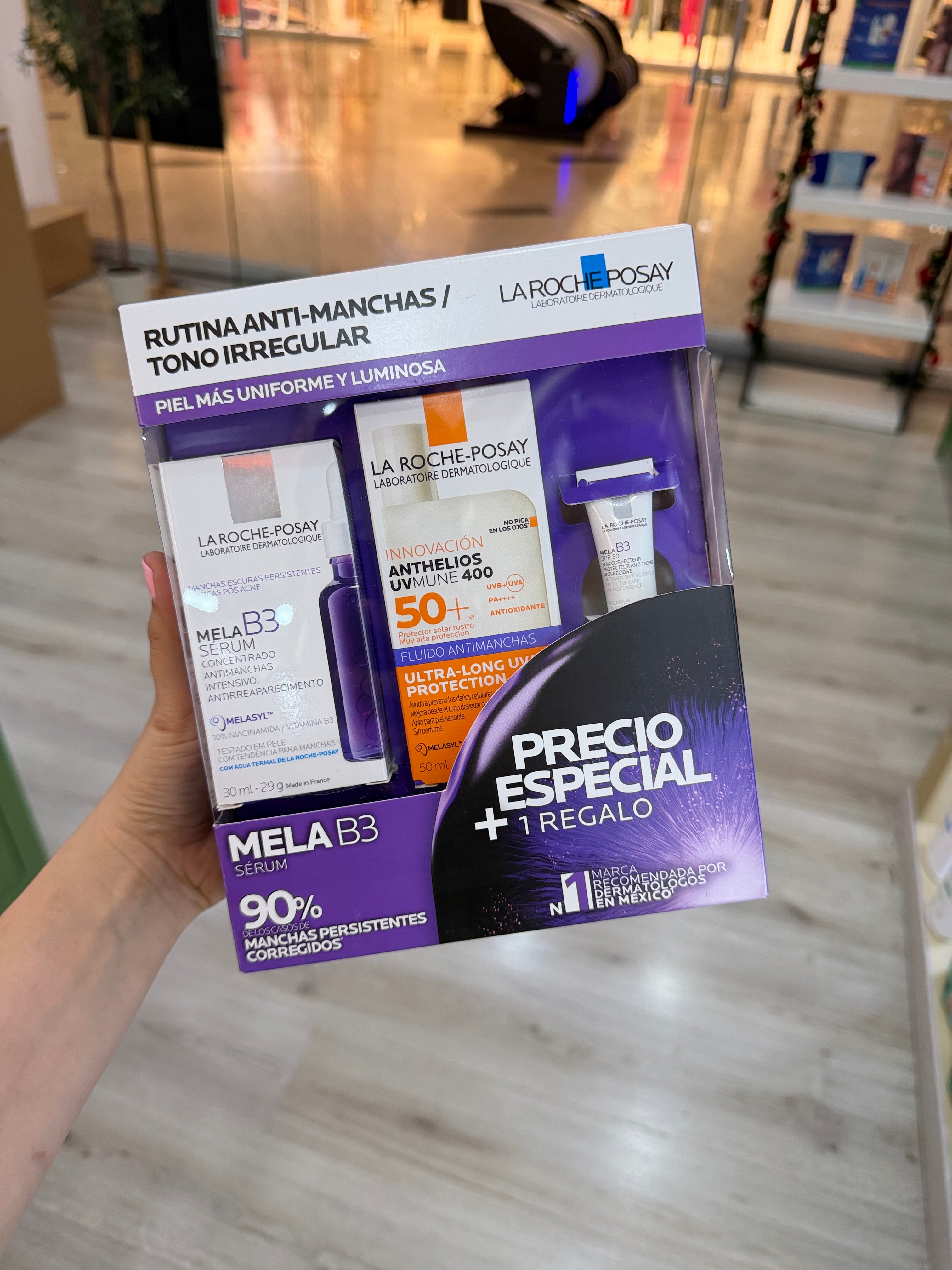 LRP- MELA B3 SERUM 30ML KIT + ANTHELIOS 50ML
