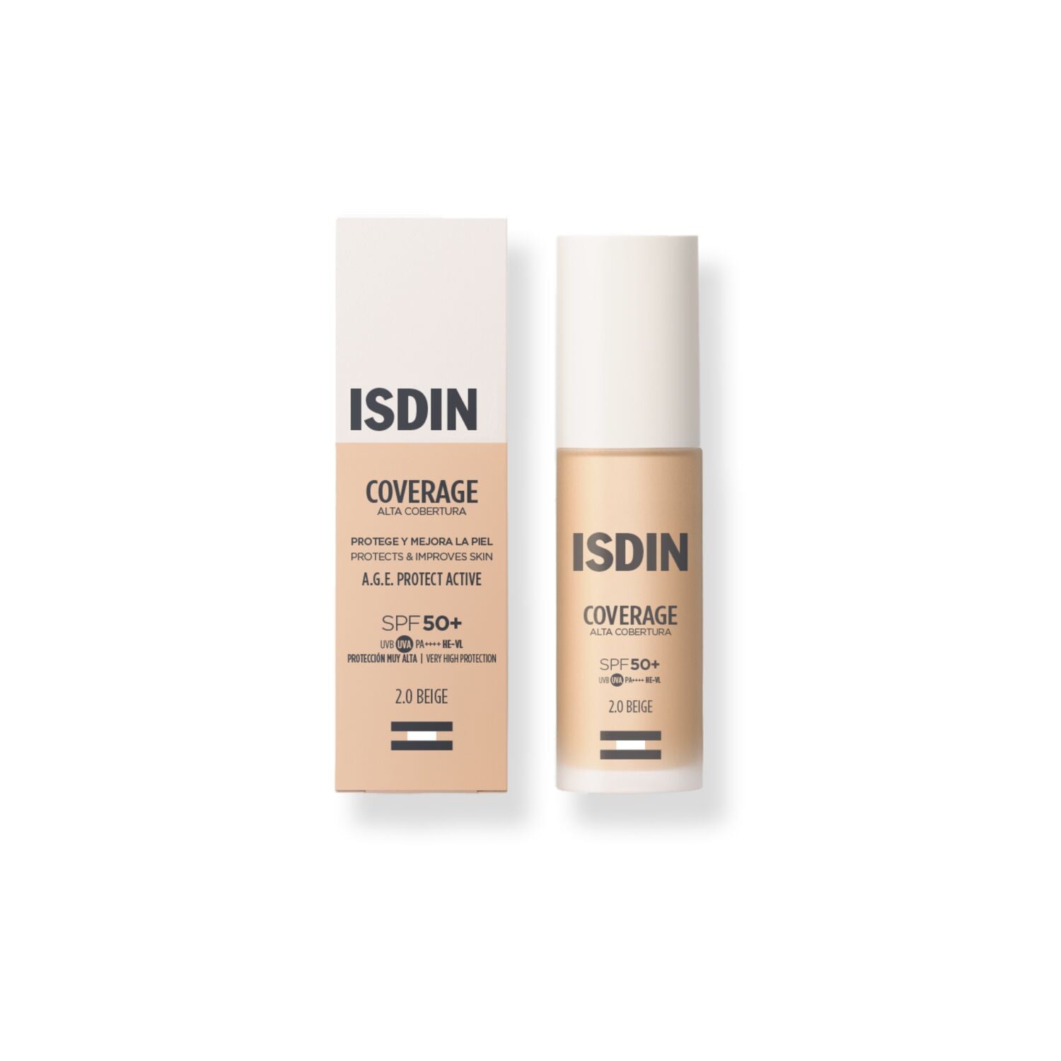 ISDIN- COVERAGE MAQUILLAJE FPS 50 30ML