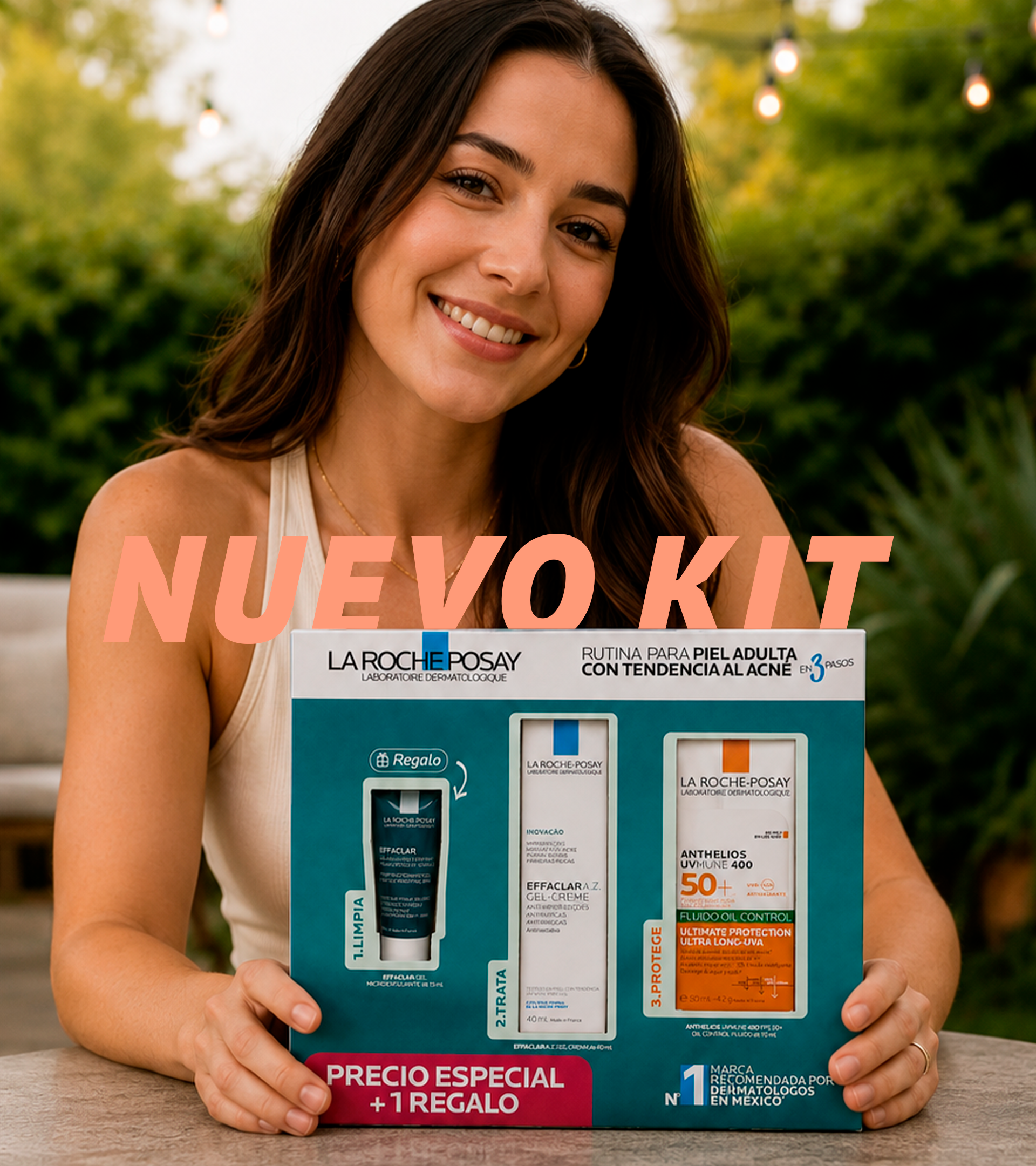 LRP- EFFACLAR AZ 40ML + ANTHELIOS OIL CONTROL 50ML