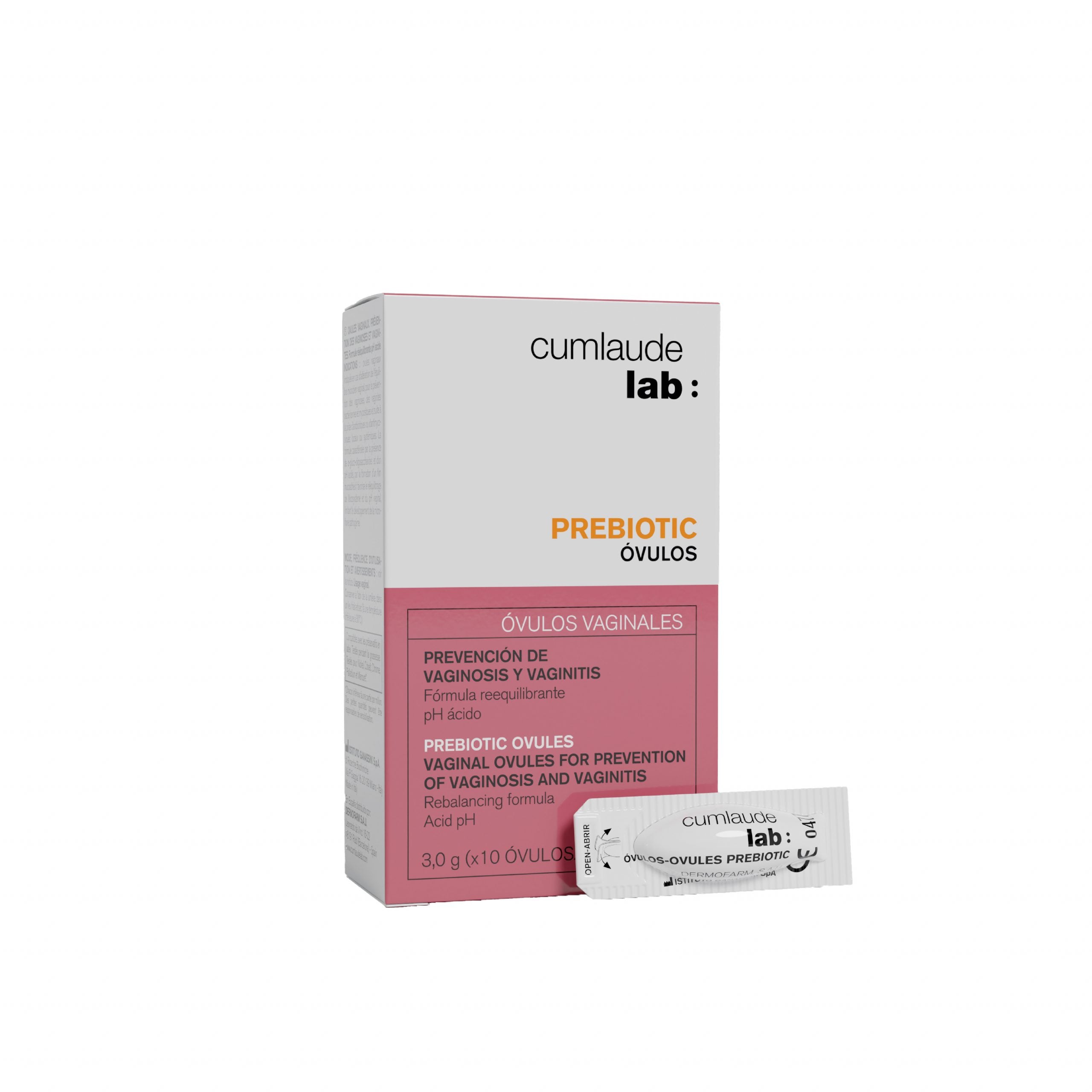 CUMLAUDE LAB- OVULOS PREBIOTIC 3G 10PZA