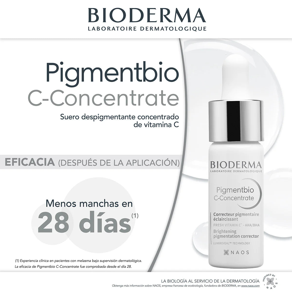 BIODERMA- PIGMENTBIO C-CONCENTRATE SERUM 15ML