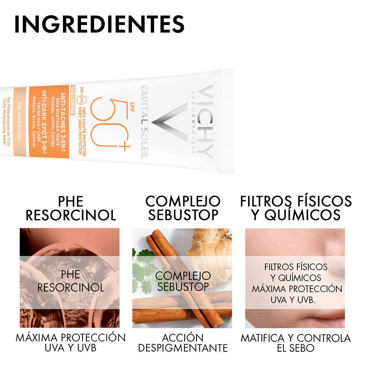 VICHY- CAPITAL SOLEIL ANTIMANCHAS 50ML