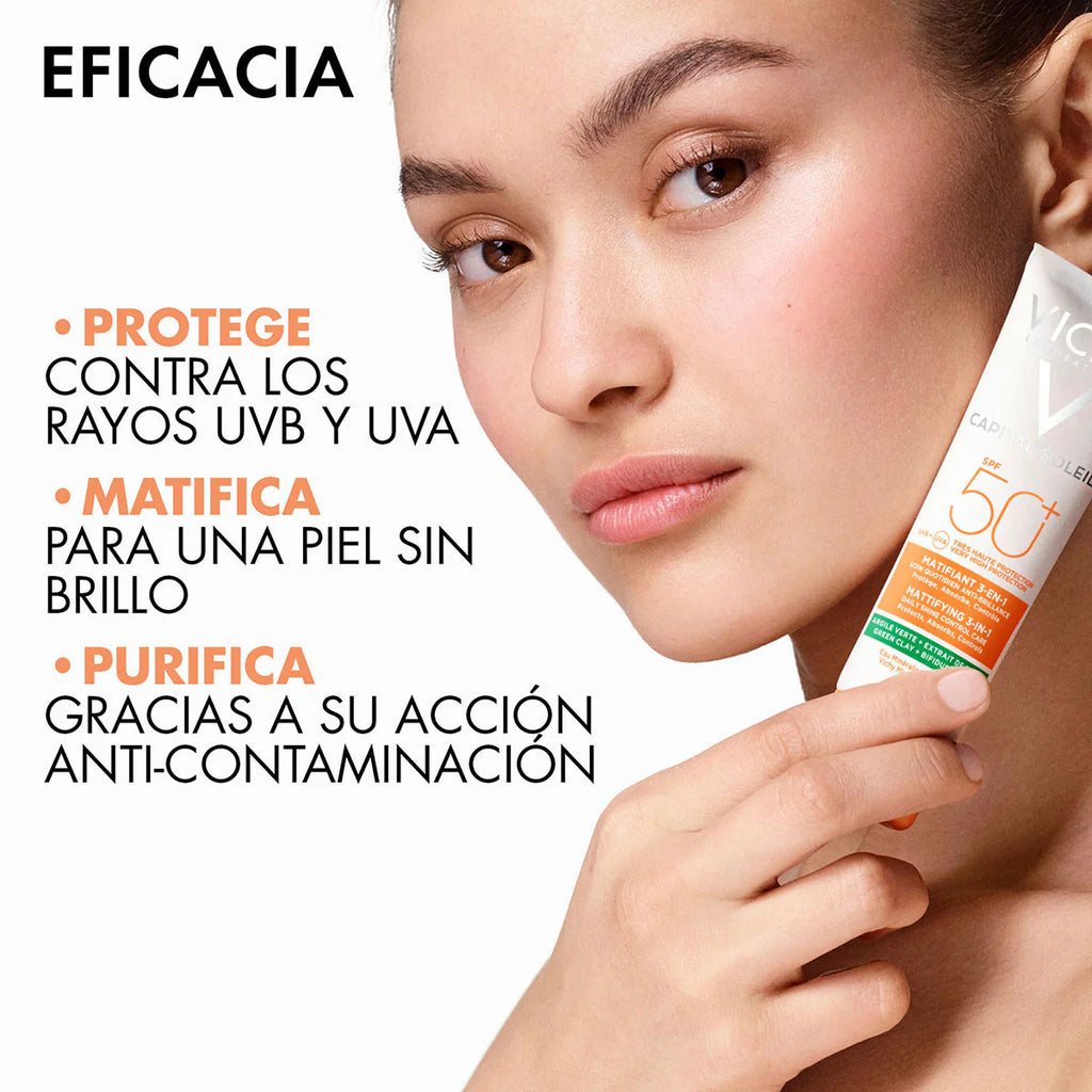 VICHY- CAPITAL SOLEIL MATIFICANTE 3 EN 1 50ML