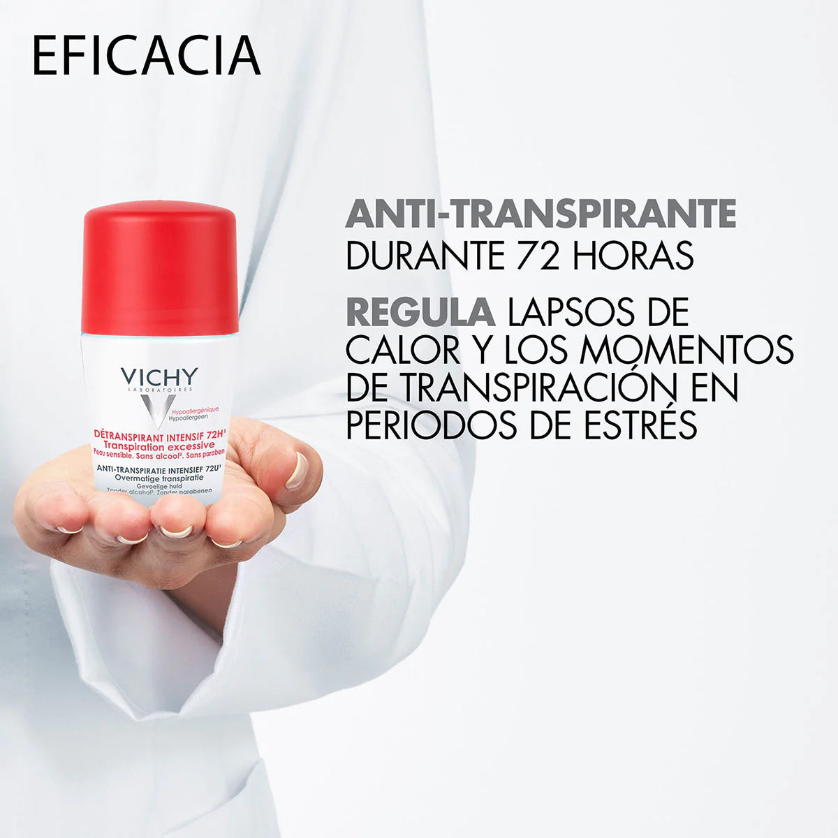 VICHY- DESODORANTE TAPA ROJA STRESS RESIST 50ML