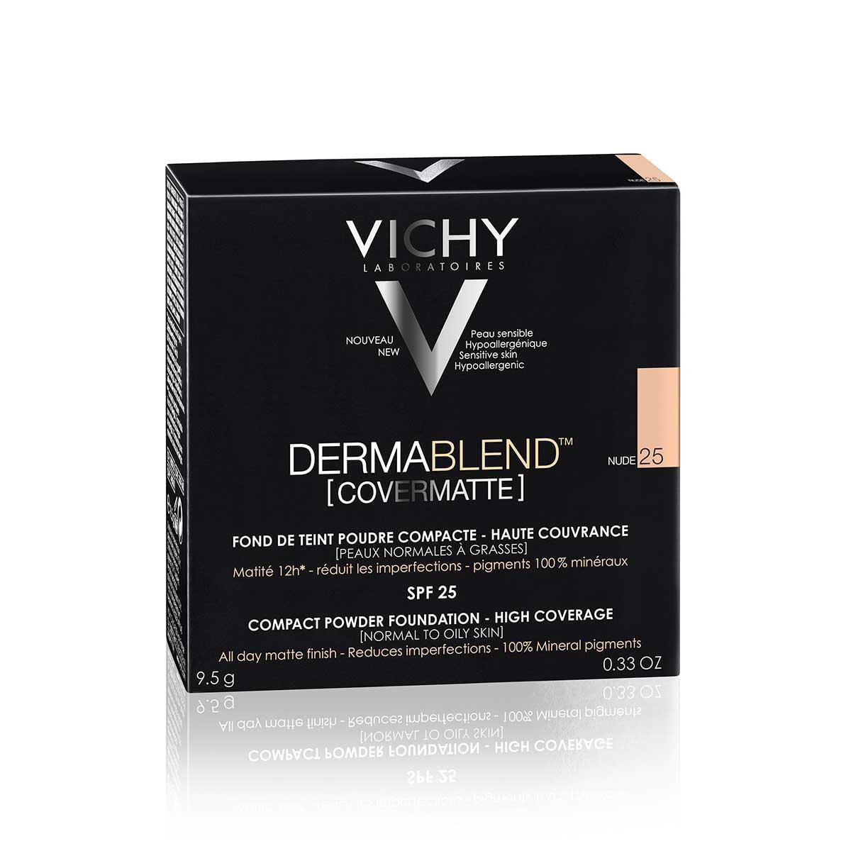 VICHY- DERMABLEND COVERMATTE POLVO COMPACTO 9.5G